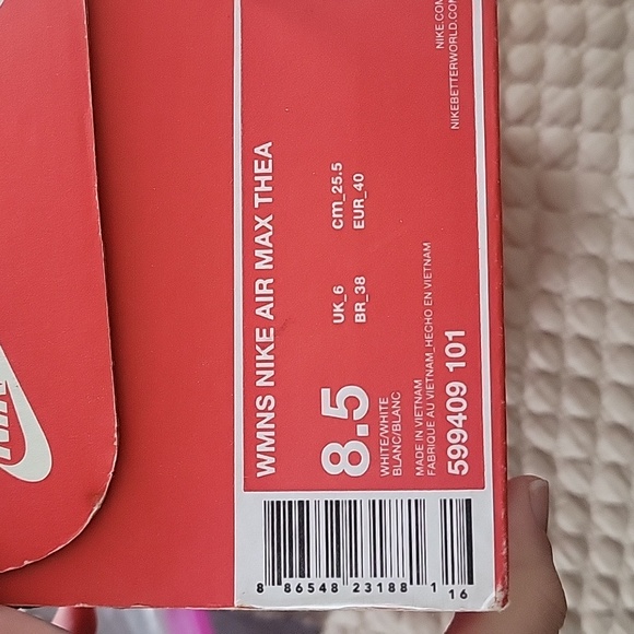 Nike Air Max Thea White / Blanc Sneaker - Picture 3 of 14